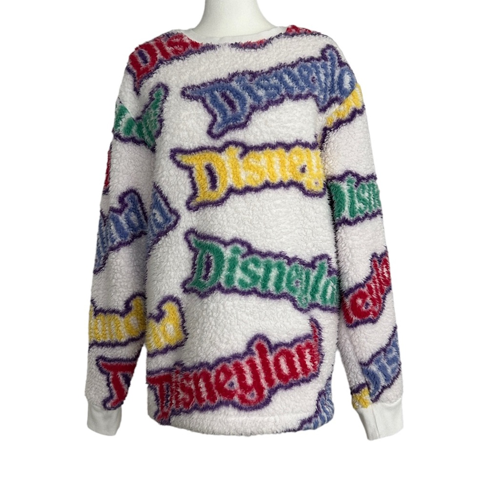 Disney Disneyland Sherpa Fleece Oversized Sweatshirt (M)‎